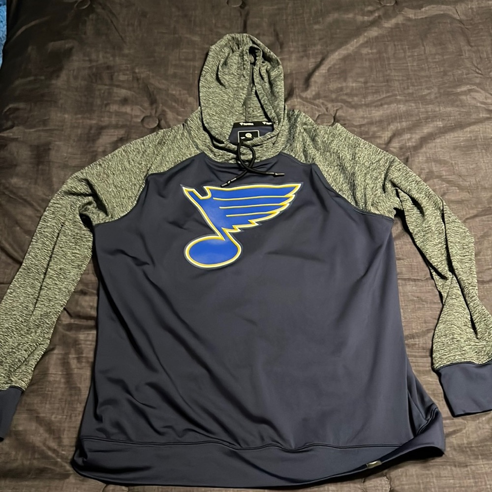St Louis Blues light hoody. By fanatics